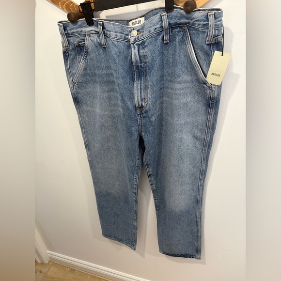 NWT- AGOLDE- Cooper Trouser Jeans in Command- 33 - Picture 2 of 9